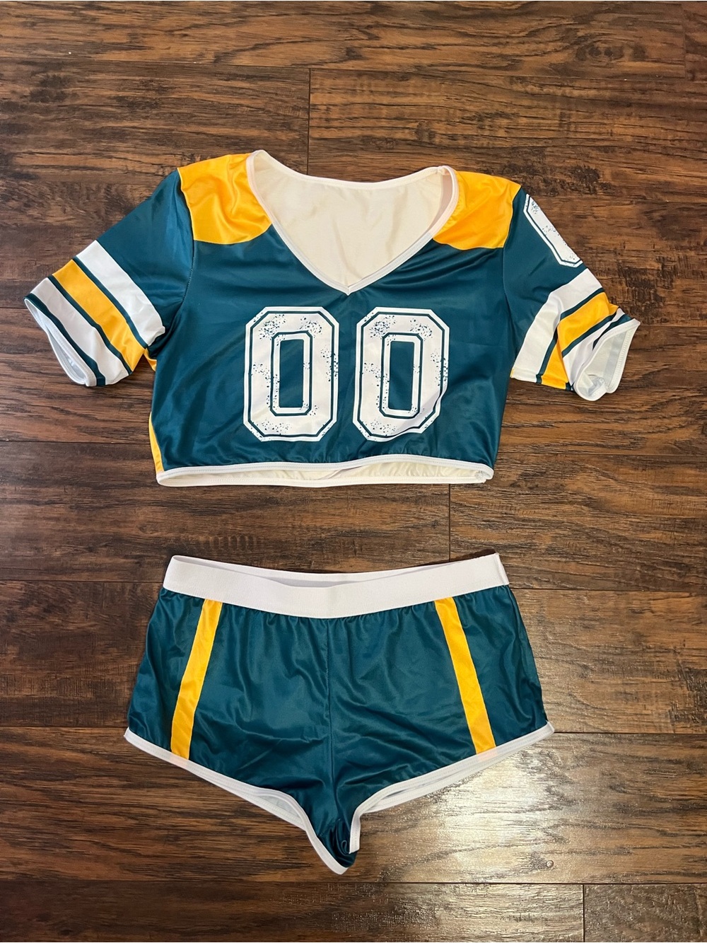 SHEIN Green & Yellow Athletic-Inspired Set